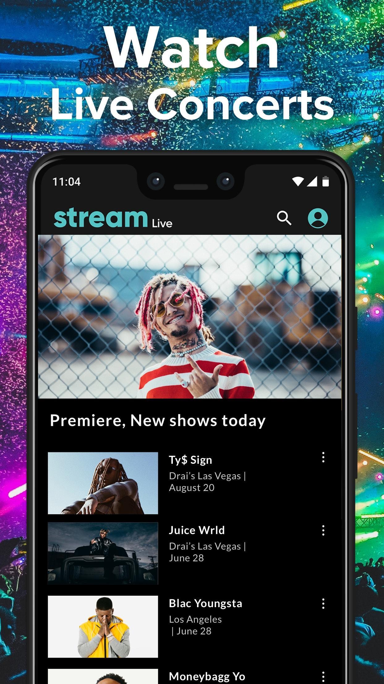 Stream LIVE Music Events Capture d'écran 3