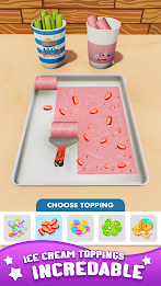 DIY IceCream Roll-Dessert Game Ekran Görüntüsü 0