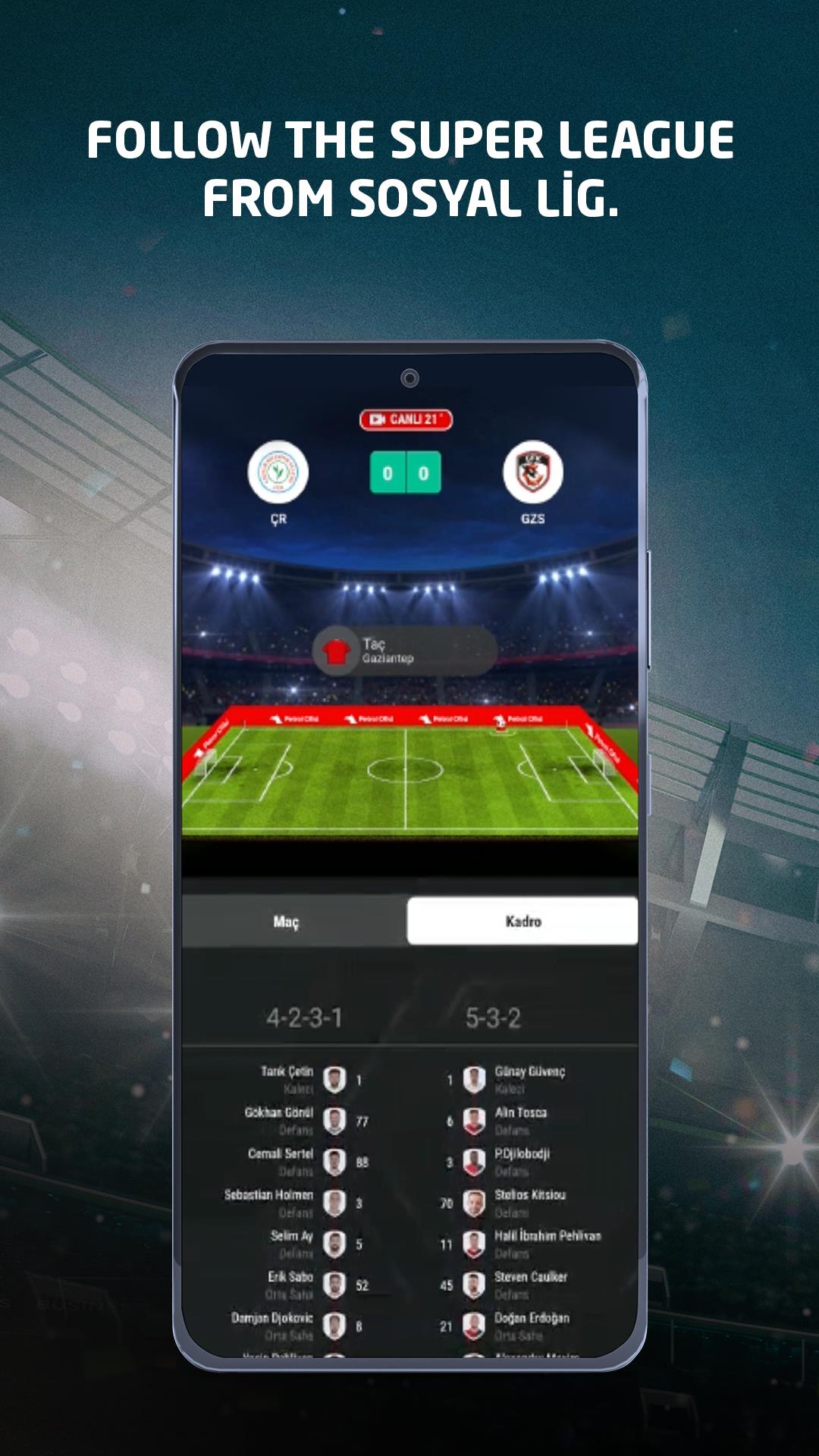 Sosyal Lig - Football Game Скриншот 3