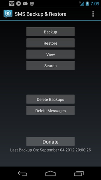 SMS Backup & Restore 스크린샷 3