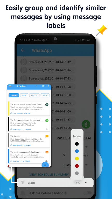 SKEDit: Автоматизатор WhatsApp Скриншот 2
