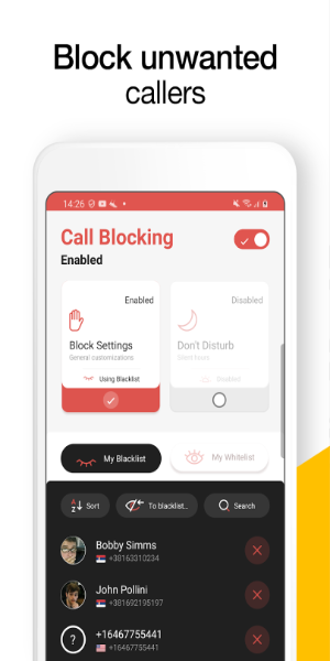 通話録音、迷惑電話ブロック - CallMaster スクリーンショット 1