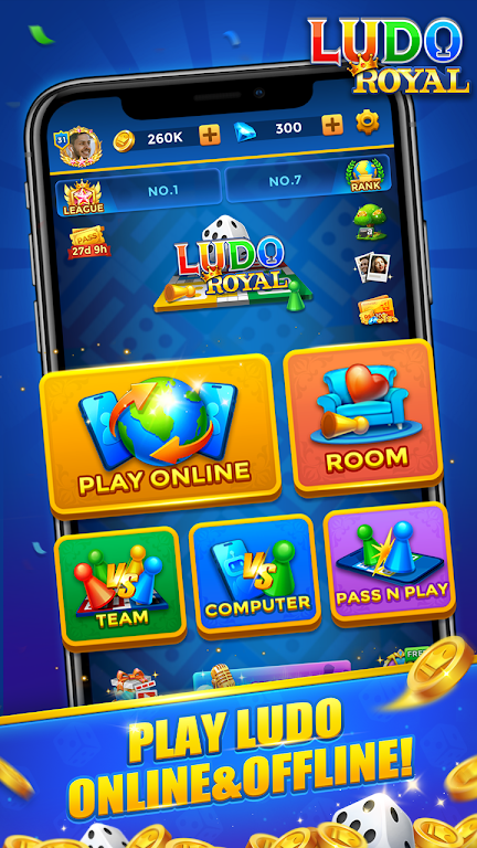 Schermata Ludo Royal - Happy Voice Chat 1