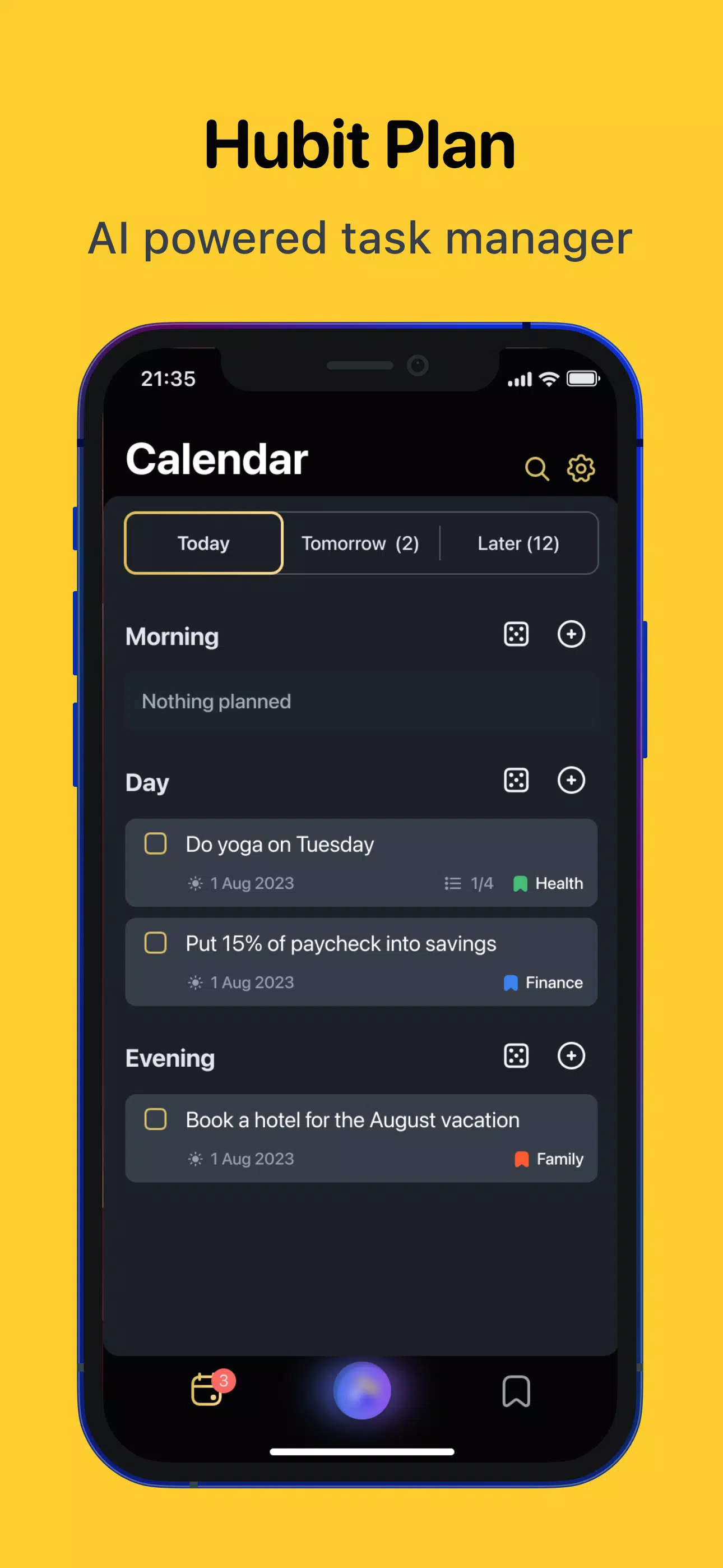 Hubit Plan: task manager Скриншот 2