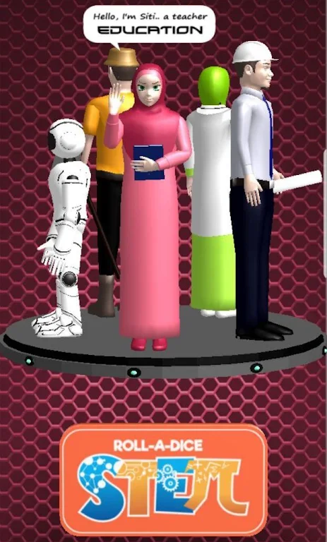 STEM roll-a-dice Schermafbeelding 0