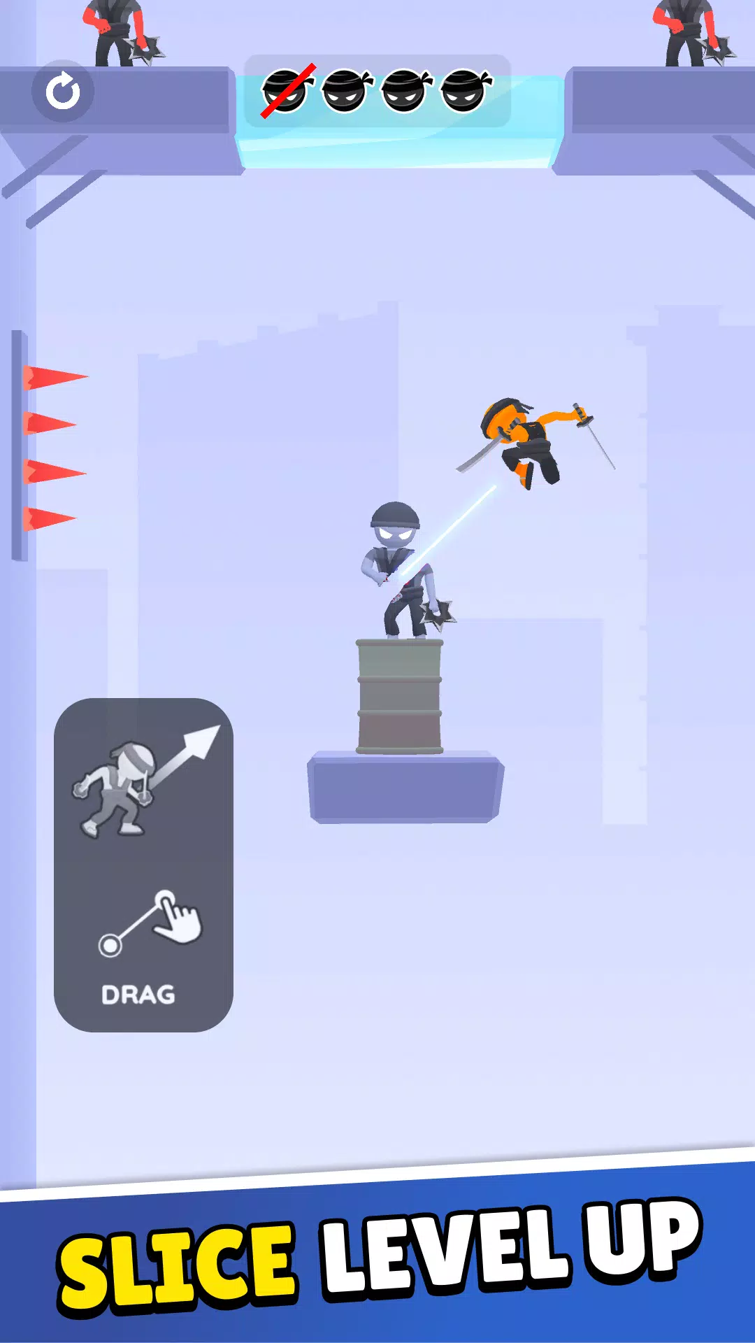 Slicing Hero Sword Master Game Capture d'écran 0