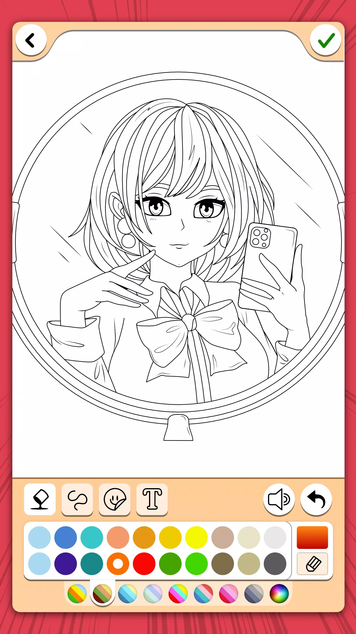 Manga Coloring Book Screenshot 1