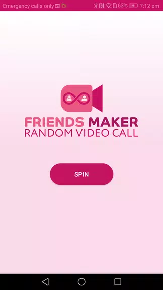 Friends Maker - Random Video Call Captura de tela 1