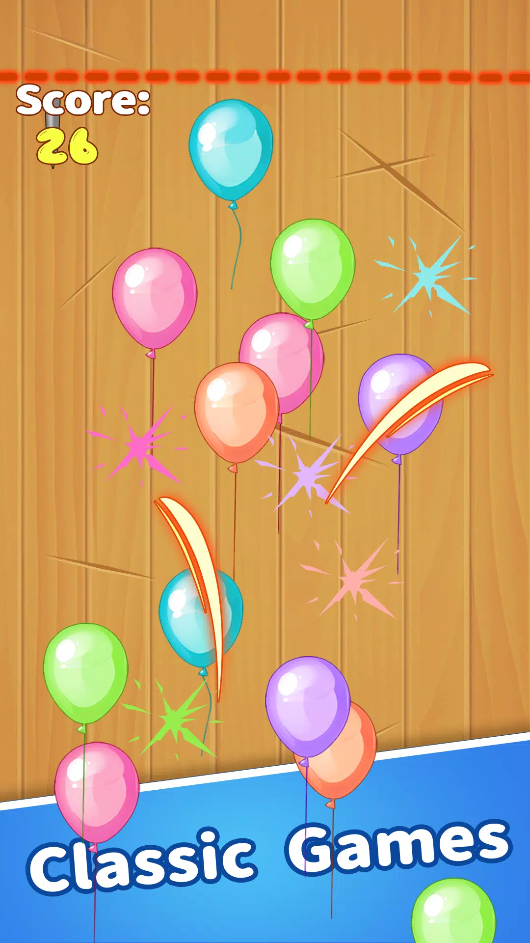 Crazy Breaking Balloons スクリーンショット 0