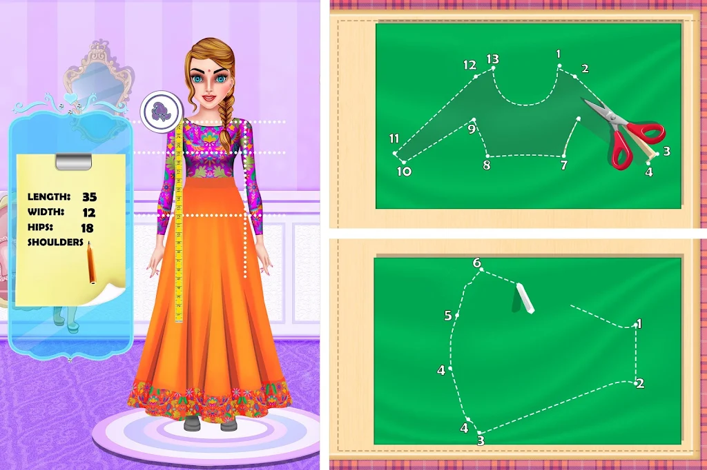 Indian Fashion Tailor: Little スクリーンショット 2