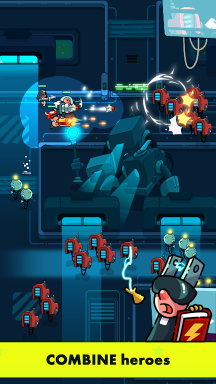 Space Squad: Crash Robots Schermafbeelding 2