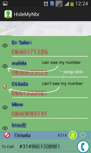 Hide My phone number Capture d'écran 0