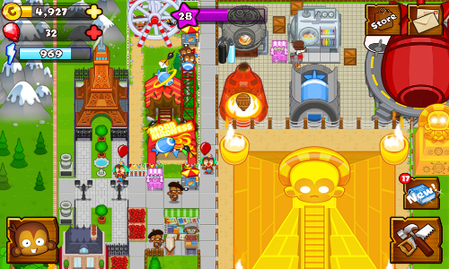 Bloons Monkey City Mod Schermafbeelding 2