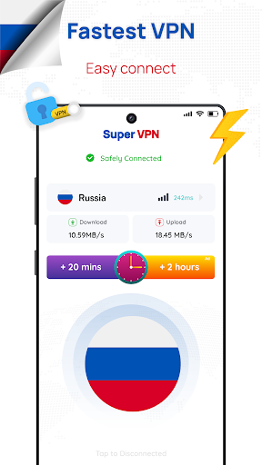 Russia VPN: Get Moscow IP Captura de tela 0