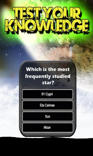 Astronomy Trivia Captura de pantalla 1