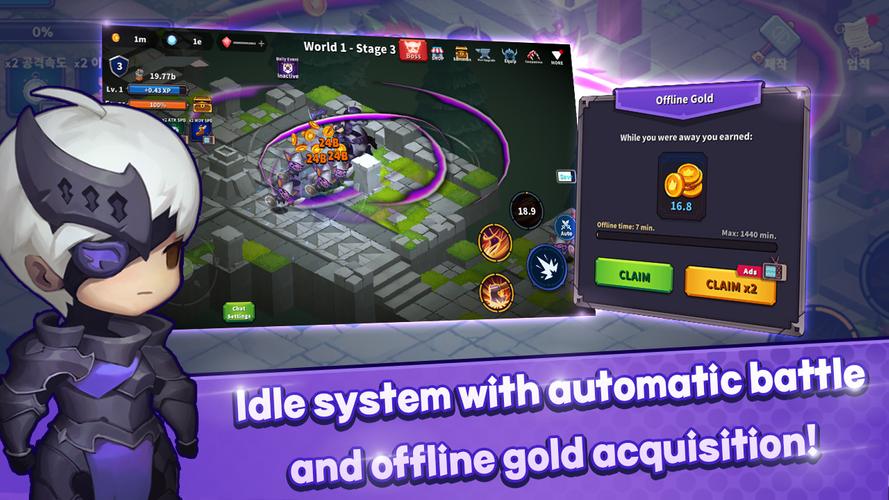 Idle Iron Knight Ảnh chụp màn hình 0
