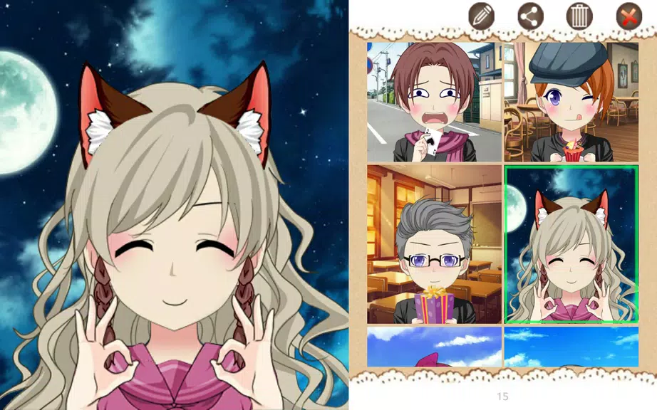 Anime Avatar Studio Tangkapan skrin 3