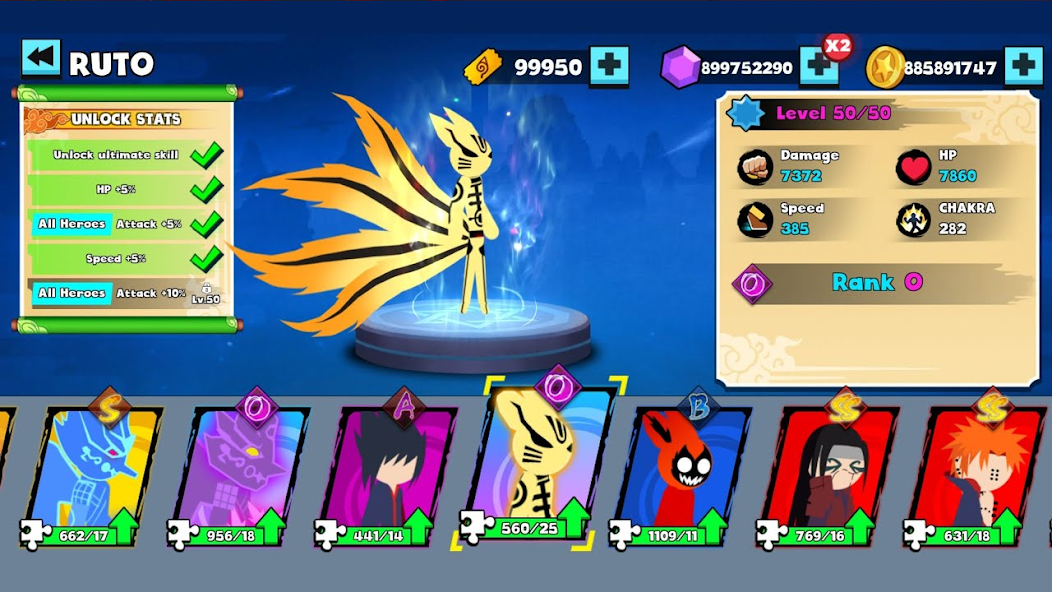 Stickman Ninja Fight 3v3 Mod 스크린샷 1
