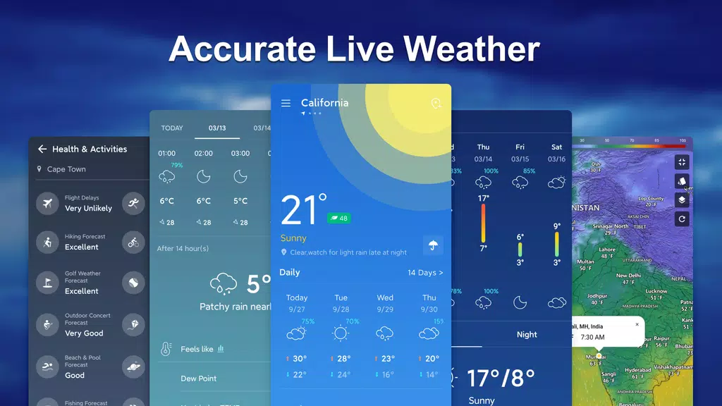 Weather Live: Accurate Weather स्क्रीनशॉट 0