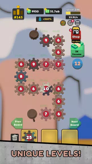 Schermata Idle Gear Factory Tycoon 3