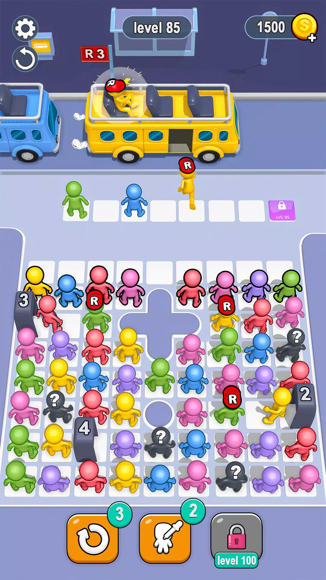 Bus Jam 3D Games Schermafbeelding 1