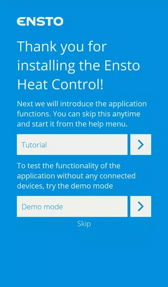 Ensto Heat Control App Captura de tela 2