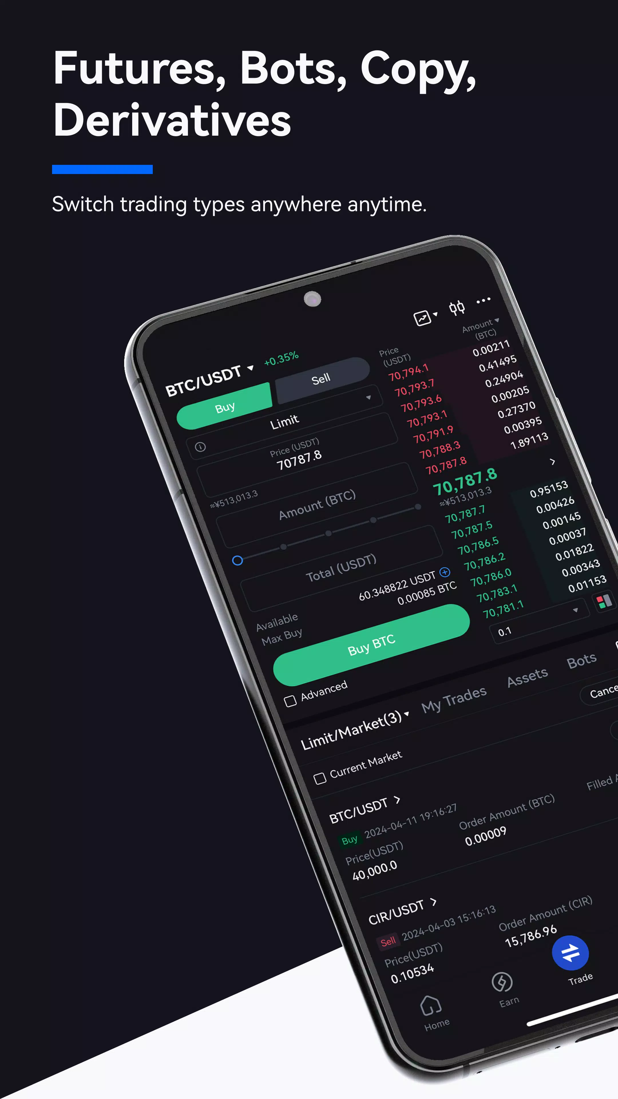 Gate.io Tangkapan skrin 1