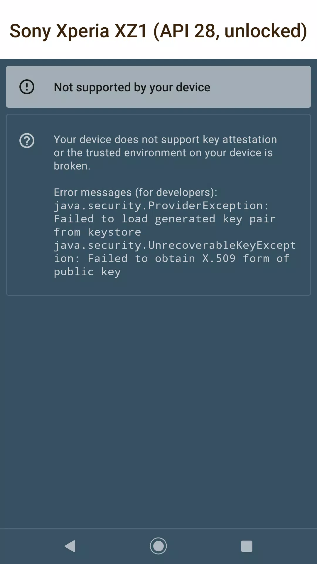 Key Attestation Demo Ekran Görüntüsü 3
