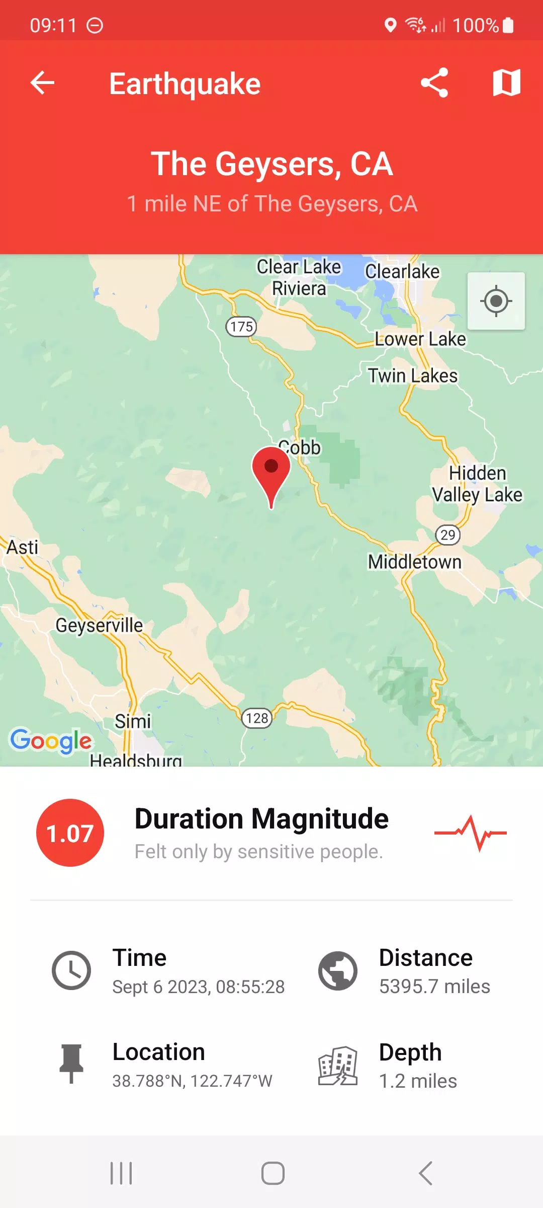 My Earthquake Alerts Captura de tela 0