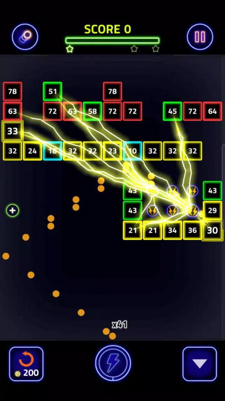 Brick Breaker Glow স্ক্রিনশট 2