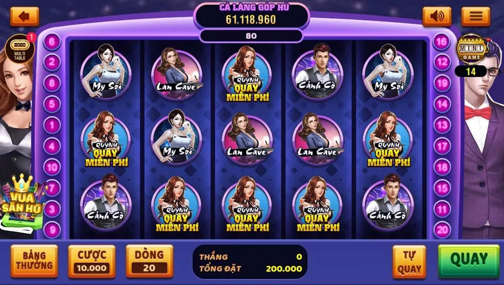 VinVip - No Hu, Xeng, Slots phat loc ဖန်သားပြင်ဓာတ်ပုံ 2