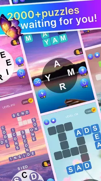 Word Games Master - Crossword Ảnh chụp màn hình 2