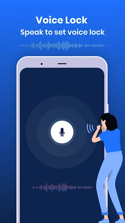 Voice Lock : Speak to Unlock ဖန်သားပြင်ဓာတ်ပုံ 1