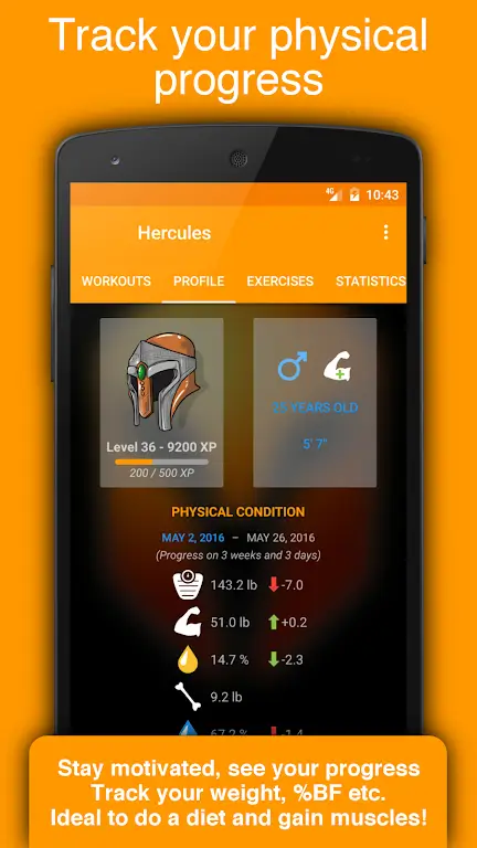 Hercules Workout Screenshot 2