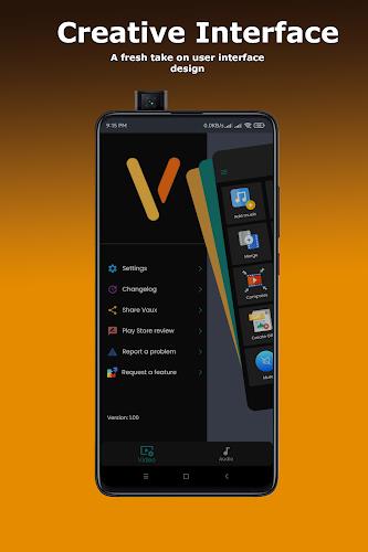 Vaux - Video and Audio Editor ဖန်သားပြင်ဓာတ်ပုံ 2