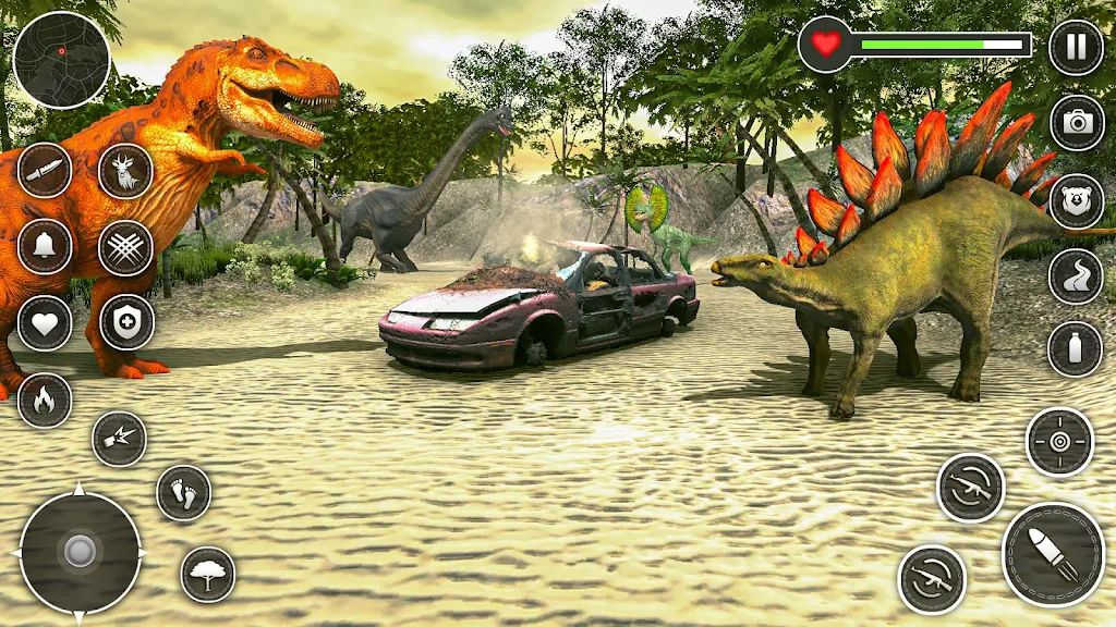 Schermata Dinosaur Hunter 3D Game 0