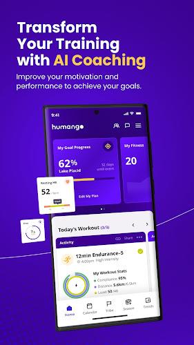 Humango: AI training planner ဖန်သားပြင်ဓာတ်ပုံ 0