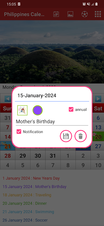 Philippines Calendar 2024 スクリーンショット 1