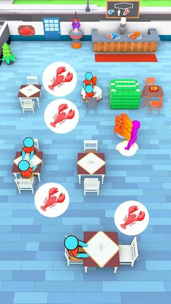 Idle Burger Shop: Cafe Tycoon Mod Captura de pantalla 2