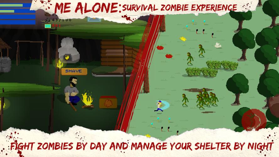 Me Alone: Survival Zombie Expe ဖန်သားပြင်ဓာတ်ပုံ 0