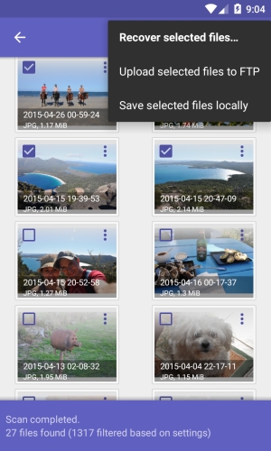 DiskDigger Pro file recovery應用截圖第0張