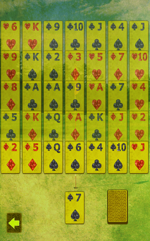 Golf(Solitaire) ဖန်သားပြင်ဓာတ်ပုံ 1
