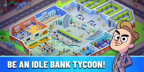 Idle Bank Tycoon: Money Empire Captura de pantalla 1