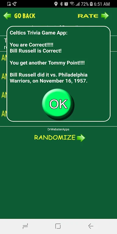 Schermata Trivia & Schedule Celtics fans 2