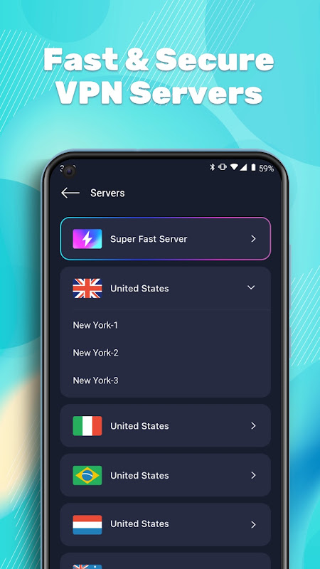 XMaster - Fast & Secure  VPN स्क्रीनशॉट 3