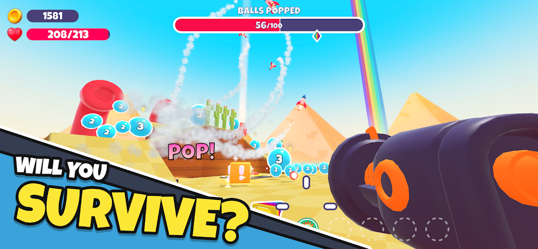 Super Balls 3D Mod Zrzut ekranu 1