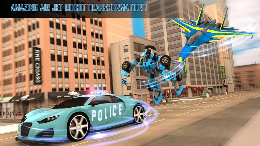 Schermata Police Air Jet Multi Robot Shooting Game 1