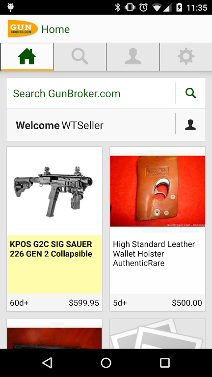 GunBroker Schermafbeelding 2