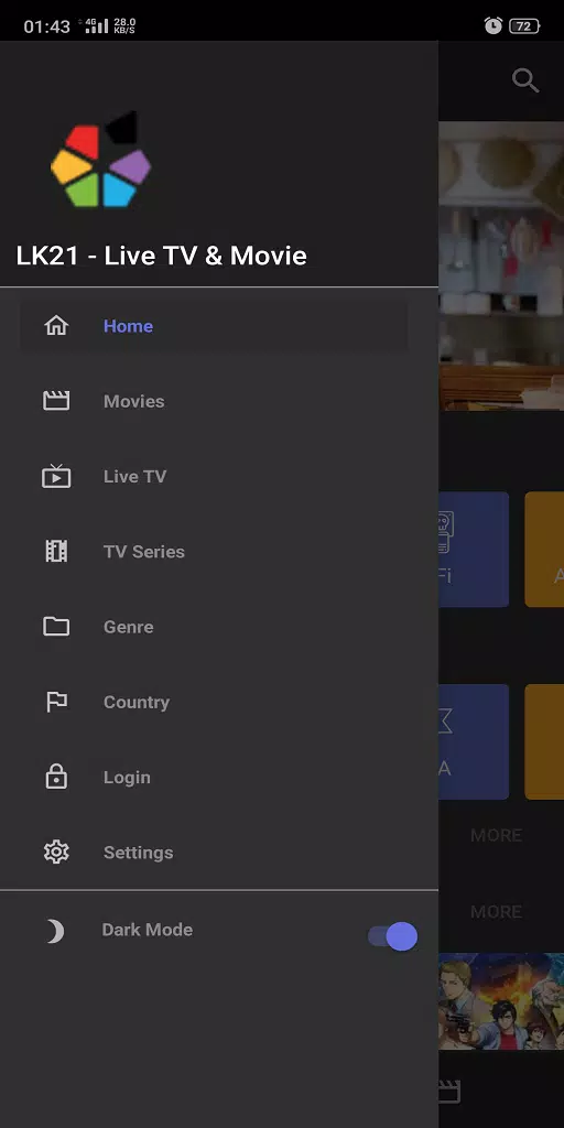 LK21 XXI - Live TV,  Movie  & Drama HD Sub Indo ဖန်သားပြင်ဓာတ်ပုံ 0