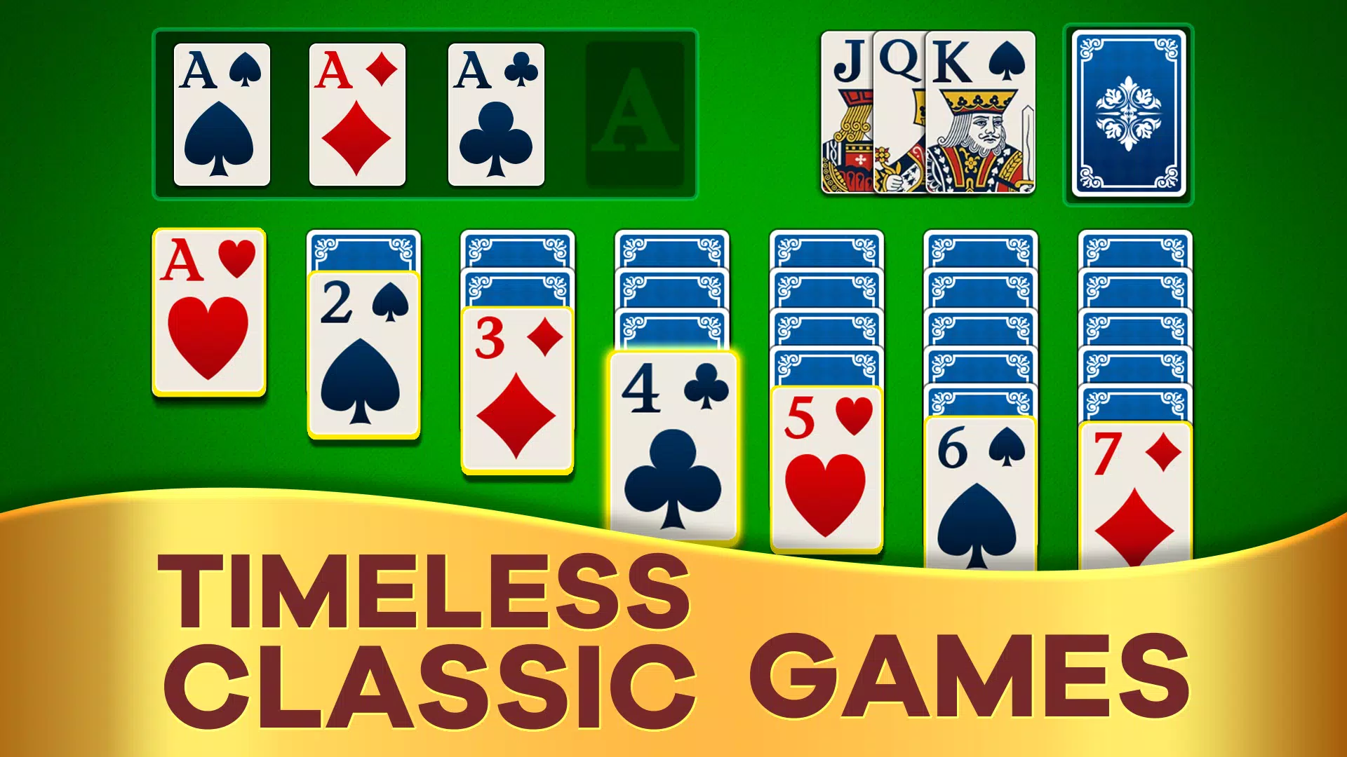 Classic Klondike Solitaire स्क्रीनशॉट 0